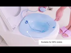 Сидение унитаза ванны спасения геморроев с притоком для беременных женщин video