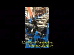 Крен Purlin железного каркаса GI 11KW формируя аттестованный CE машины video