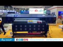 Высокоскоростные печатная машина гибкого трубопровода струйного принтера Skycolor высокой эффективности 8 главная video