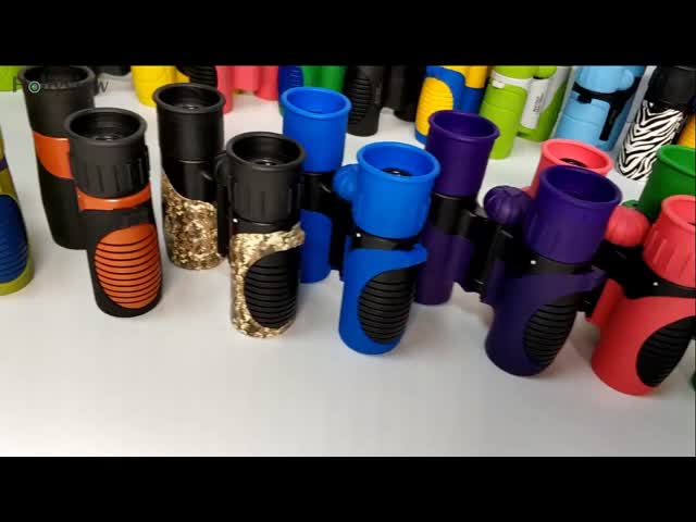 Сотрясите наблюдать птицы биноклей детей доказательства 8x 21mm для 4 - летнего видео