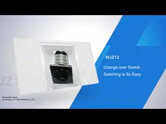 переключатель переключателя перестроения 0-7 20A 32A 50A 75A 0-2 электрический роторный шагая video