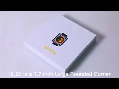 Андроид женщин женщин диапазона зеркала умного WatchZinc сплава HL28 безосколочный водоустойчивый video