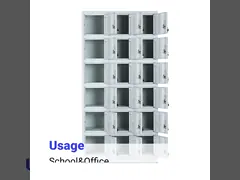 18 ящиков для хранения карточк ISO14001 двери стальных на открытом воздухе Lockable video