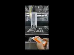 резец лазера волокна КНК металлического листа 40мм толстый 20кв для автомобиля оборудования video