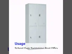 Горизонтальные ручки шкафчиков 0.5-1.2mm металла дизайна школы пластиковые video