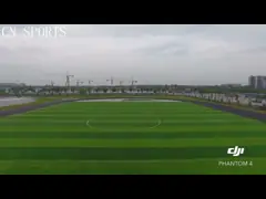 лужайка дерновины травы синтетической искусственной травы 50mm искусственная для поля спорта video