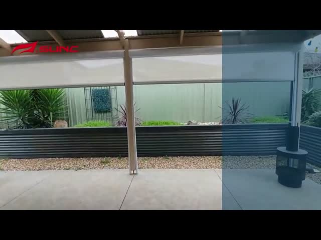 След застежка-молнии окна дистанционного управления ослепляет моторизованные шторки ролика видео