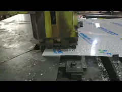 Плита ровных и плоской поверхности 8MM толщины алюминия пунша video