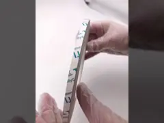 Высокотемпературный двойник ЛЮБИМЦА сопротивления встал на сторону лента, клейкая лента 17.9~120 оК черноты двухлобная video