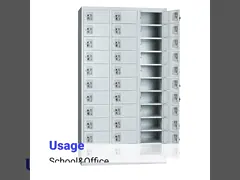 Школа/спортзал шкафчика 33 шкафчиков для хранения работника двери безопасные ключевые video