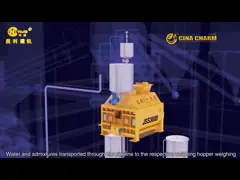 Машина конкретного смесителя строительной площадки 1500L Js3000 video