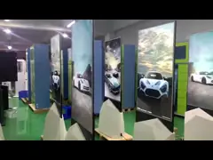 700 Nits вися прозрачным дисплей экрана 55inch OLED LCD встали на сторону двойником, который цифровой video