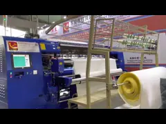 94 машина высокоскоростного тюфяка дюйма 240m/h выстегивая video