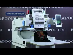 бейсбольная кепка машины 1200rpm вышивки иглы 500mm Multi делая машину video