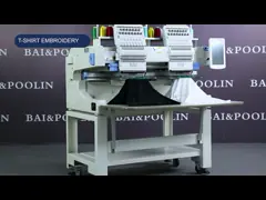 Машина вышивки 2 машины 500mm вышивки цепным стежком крышки главная video