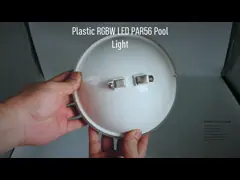 Plastic RGBW PAR56 LED Pool Light 24W 36W 48W 60W 72W AC12V IP68
