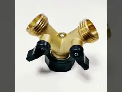 Путь 2 3/4 на латунном раздатчике полива сада клапана y video