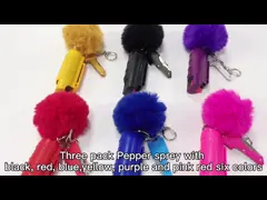 Кольцо быстрого выпуска перцового аэрозоля ключевое цепное ключевое для хранения OC самозащитой распыляет тренировку сжатия пальца свободную video