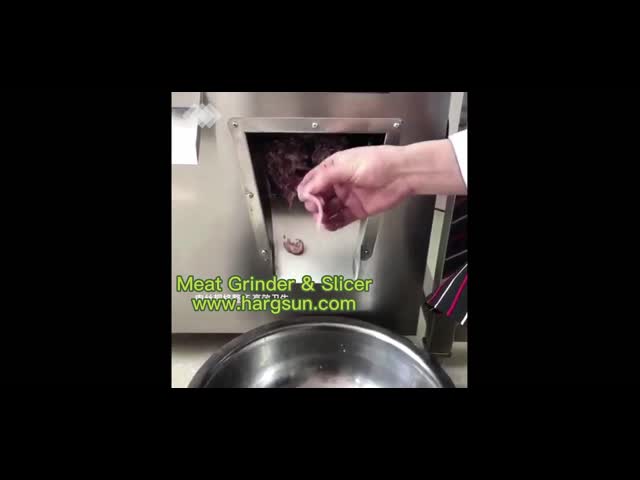 Материал нержавеющей стали машины 63kg Slicer мяса Hargsun 120kg/h промышленный