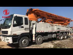 ряд работы тележки насоса цемента 160m3/H 48m широкий для передачи Concret video