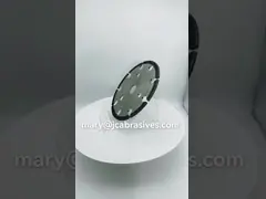 5 дюймов гальванизировал диск вырезывания точильщика Cbn размера песчинки абразивных дисков B251 CBN video