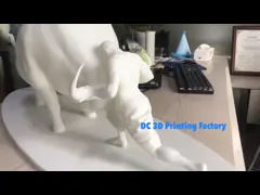 Промышленное обслуживание печатания смолы SLA 3D Bull с покрашенный video