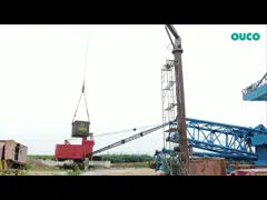 Гидросамолет переустановил фиксированный палубный судовой кран морского пехотинца заграждения 9.1m video