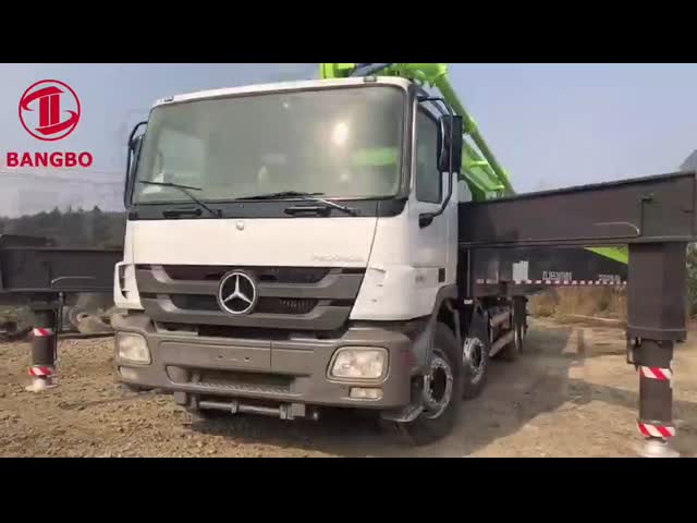 Тележка насоса 300KW 56m подержанная, всасывание тележки насоса заграждения сильное с рукой 6 видео