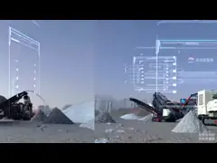 Дробилка 300t/H 100mm Crawler инфраструктуры мобильная питаясь video