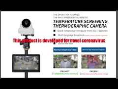 Блок развертки обнаружения лихорадки 2MP AHD термальный для доказательства вандала человеческого тела video