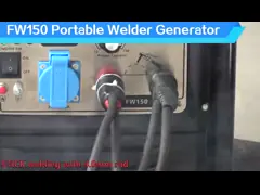 IP23 управление инвертора генератора сварщика бензина 150A портативное video