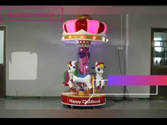 Дети стеклоткани аркады монетки op едут лошадь монетка езды аркады качания Carousel привелась в действие машины аркады video