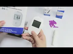 Батарея AAA тестера содержания глюкозы в крови HCT для безопасный безгнилостный испытывать крови video