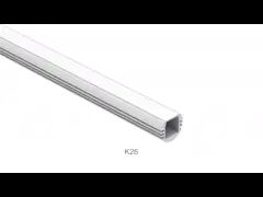 PMMA PC 11.2mm PCB Round LED Profile H15.5mm LED Lighting Aluminum Profile