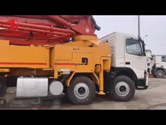 42m 140CBM/H  Beton Pump liquid concrete transferring Original Germany video