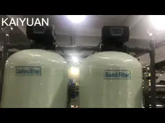 Коммерчески система водоочистки РО/фильтр танка оборудования 1500лф ФРП для гостиниц video