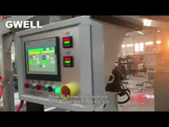 Производственная линия листа PLA однослойная для штрангпресса листа Thermoforming пластикового video
