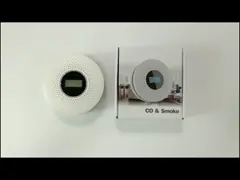 Белизна приходит с высокоточными электрохимическими дымом датчика и сигналом тревоги датчика окиси углерода video