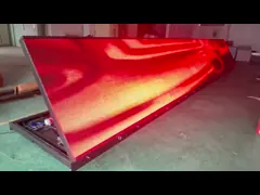 СИД обслуживания P10 фронта PSE красное на открытом воздухе рекламируя дисплей с алюминиевым шкафом video