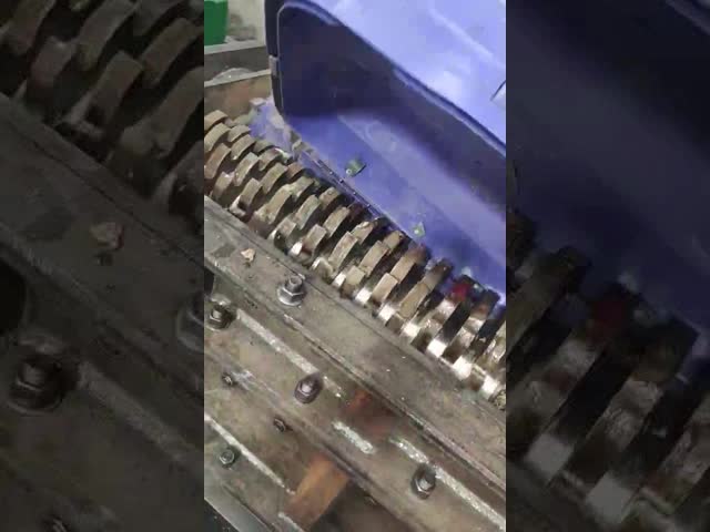 力500のkg/Hの30のkwスクラップのための単一シャフトのシュレッダー