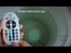 Свет приведенный DC12V водоустойчивый для смолы бассейна заполнил IP 68 RGB красочный video