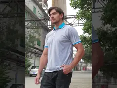 Ткань Tencel рукава футболок лета воротника нервюры SGS 100 хлопок короткая video