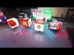 Дисплей СИД куба P3 RGB со знаками СИД цифров модуля РТА на открытом воздухе video