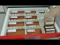 Тележка ABS вагонетки наркотизации верхней части мягкого стекла роскошная медицинская с общего назначения контейнером (ALS-MT104) video