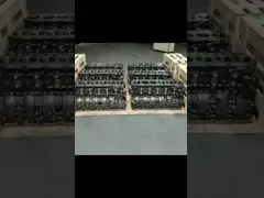 Цилиндровый блок двигателя дизеля ME994127 для 6D34 SK200 - 6 video