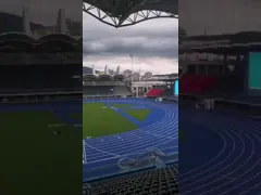 13mm Sky Blue Color Sandwich Athletic Running Track Waterproof