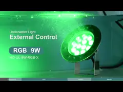 Кабель приведенный VDE обломока IP68 9W Кри фары внешнего контроля подводный video