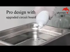 AC220V 10.8L Ultrasonic Metal Parts Cleaner Skymen JP-040S 2.85 Gallon