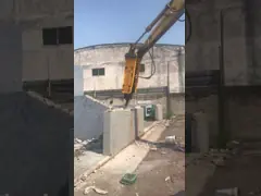 Выключатель 140mm низкого экскаватора тарифа гидравлического конкретный молотки кота 18 тонн гидравлические video