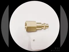 Латунный соединитель мужской штепсельной вилки NPT штуцеров 1/4 инструмента воздуха video